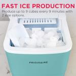 Frigidaire Compact Blue Countertop Ice Maker
