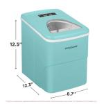 Frigidaire Compact Blue Countertop Ice Maker