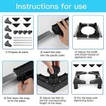 Adjustable Mini Fridge Stand with Strong Feet