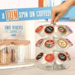 Two Rivers Assorted Flavored Coffee Pods, 40 Count
