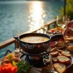 Artestia Swiss Design Ceramic Fondue Pot Set