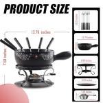 Artestia Swiss Design Ceramic Fondue Pot Set