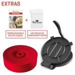 Uno Casa 8-Inch Cast Iron Tortilla Press Bundle