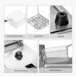 ROVSUN 22.8QT Stainless Steel Double Deep Fryer