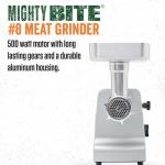 LEM MightyBite #8 Electric Meat Grinder, 500 Watt