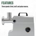 LEM MightyBite #8 Electric Meat Grinder, 500 Watt