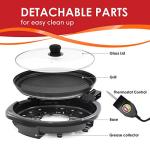 Elite Gourmet 14" Indoor Nonstick Electric Grill