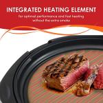 Elite Gourmet 14" Indoor Nonstick Electric Grill