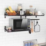 Goyappin Wall-Mounted Microwave Oven Rack Shelf