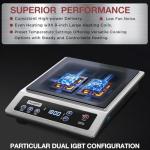 Portable Commercial Induction Cooktop with Timer
