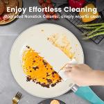 M MELENTA 7-Piece Nonstick Ceramic Cookware Set