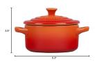Le Creuset 8 oz Mini Round Cocotte, Flame