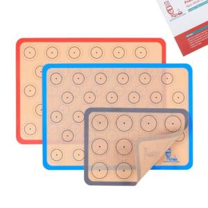 Silicone Baking Mats for Macarons - Set of 3
