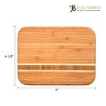 Bamboo Wood Cutting Board - 9" x 6.5