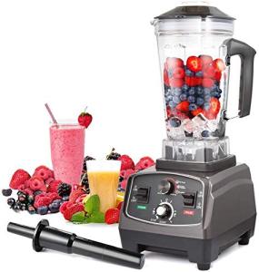 Powerful 2200W Countertop Blender with Timer