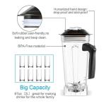 Powerful 2200W Countertop Blender with Timer