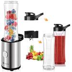 Portable Mini Blender with 2 Bottles for Smoothies