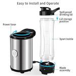 Portable Mini Blender with 2 Bottles for Smoothies