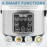 Aroma 4-Cup Digital Rice Cooker and Steamer