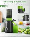 ECOSELF Cold Press Juicer with Large Feed Chute