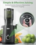 ECOSELF Cold Press Juicer with Large Feed Chute