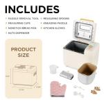 Neretva 15-in-1 Bread Maker with Auto Nut Dispenser