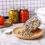 16 oz Mason Jars with Metal Lids - 4 Pack