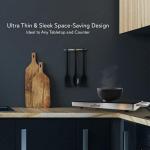 NutriChef Electric Food Warming Tray with Glass Top