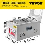 VEVOR Chamber Vacuum Sealer with Automatic Control