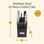 Cuisinart 15-Piece Stainless Steel Knife Block Set