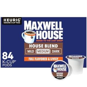 Maxwell House Medium Roast K-Cup Pods, 84 Count
