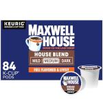 Maxwell House Medium Roast K-Cup Pods, 84 Count