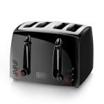 BLACK+DECKER 4-Slice Extra-Wide Toaster with 7 Settings