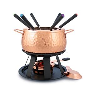 Swissmar 11-Piece Copper Meat Fondue Set