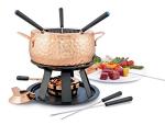 Swissmar 11-Piece Copper Meat Fondue Set