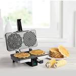 Nonstick Electric Pizzelle Maker with Recipe Guide