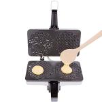 Nonstick Electric Pizzelle Maker with Recipe Guide