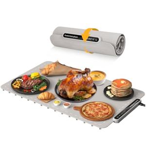 Electric Food Warming Mat with Temperature Control