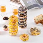 HENABLE 4PCS Acrylic Donut Display Stand Set