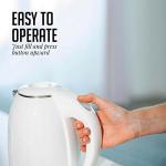 OVENTE 1.7L Electric Kettle with Auto Shut-Off