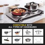 GIVENEU Double Burner Electric Hot Plate, 1800W