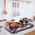 GIVENEU Double Burner Electric Hot Plate, 1800W