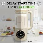 Electric Nut Milk Maker with Timer and Self-Cleaning