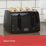 BLACK+DECKER 4-Slice Extra-Wide Toaster with 7 Settings