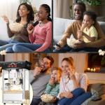 8oz Black Popcorn Machine with Accessories