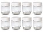 Euro Cuisine 8-Pack Glass Yogurt Jars