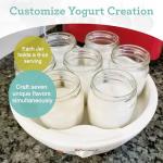 Euro Cuisine 8-Pack Glass Yogurt Jars