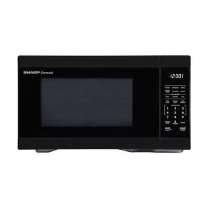 Sharp 1000W Countertop Microwave with Turntable, Black