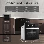 24-Inch Built-In Electric Convection Wall Oven
