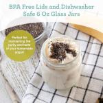 Euro Cuisine 8-Pack Glass Yogurt Jars